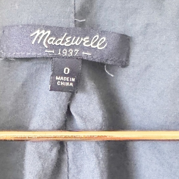 Madewell Striped Linen Blend Blazer - Picture 5 of 12